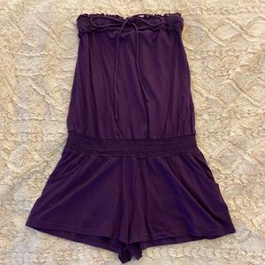 Purple romper